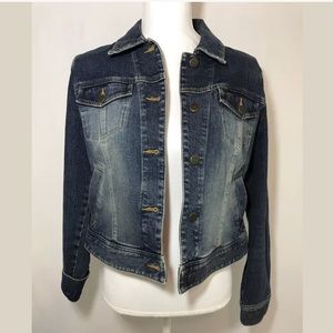 Ann taylor loft denim jean jacket size 6